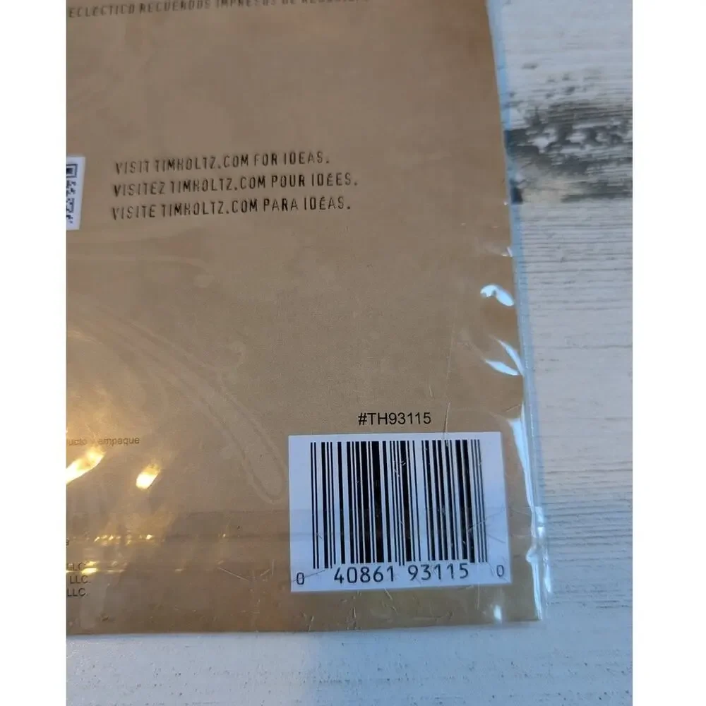 TIM HOLTZ Idea-ology Ephemera Ribbon Gears Steampunk Mixed Media Bundle Lot of 3 - Picture 10 of 11